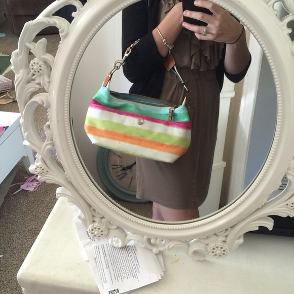 Coach watercolor purse