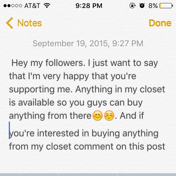 Note for my followers😋