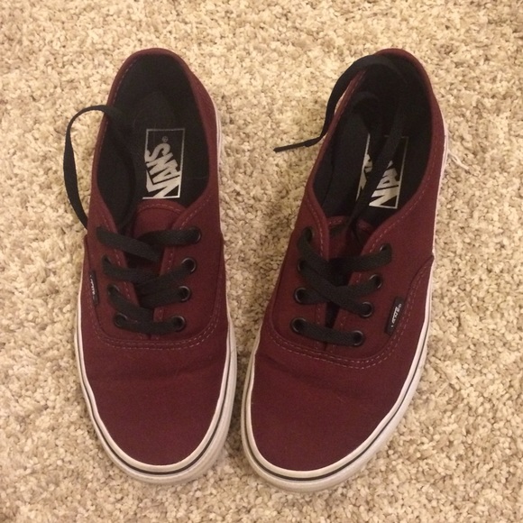 Maroon Vans