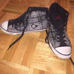 high top "handcuff" sneakers