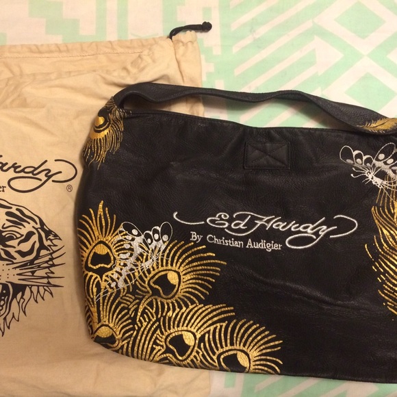 Ed Hardy Peacock Purse