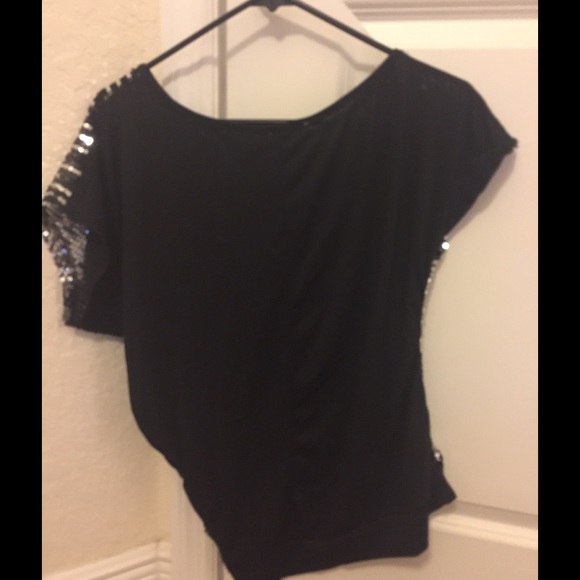 Sparkly off one should shirt - Picture 2 of 3