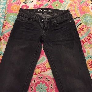 faded black jeans