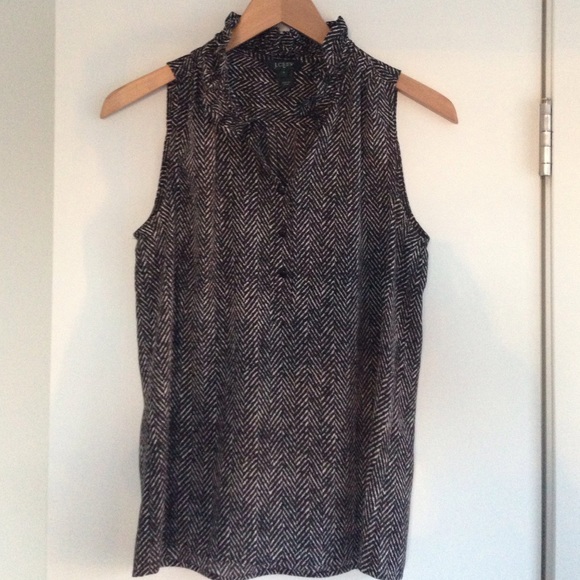 Black and white dress tank.