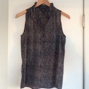 Black and white dress tank.