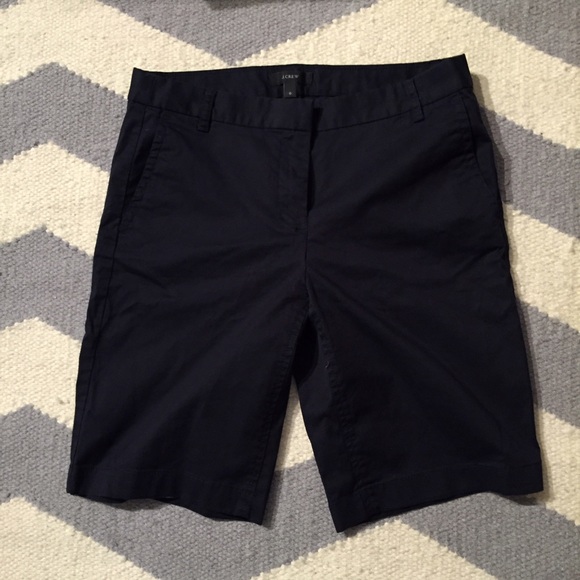 Jcrew navy Bermuda shorts size 0