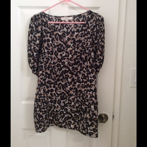 Leopard print tunic