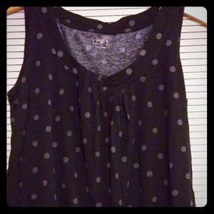 LOFT polka dot top