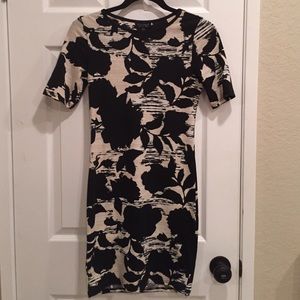 Topshop Floral Print Bodycon Dress