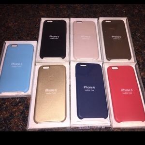 Apple iPhone 6 cases in different variety of color