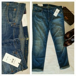 7 For all Mankind Feminine Boyfriend Jeans NWT