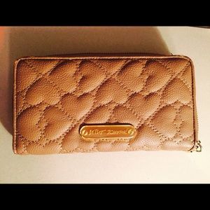 LIGHT BROWN BETSEY JOHNSON WALLET