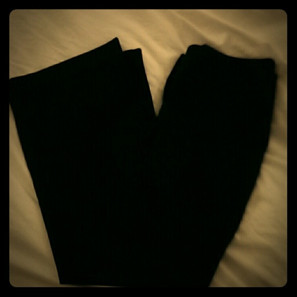 Express Wide Legged Editor Black Dress Pants, 2S