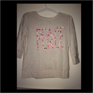 Kids 3 quarter sweater (never been worn before)