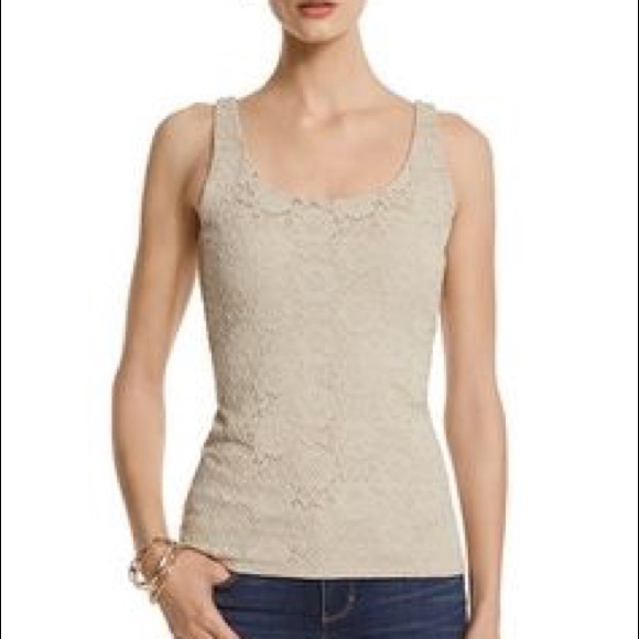 White House Black Market stretch lace tank - Picture 1 of 2