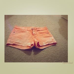 Tye dyed orange shorts!