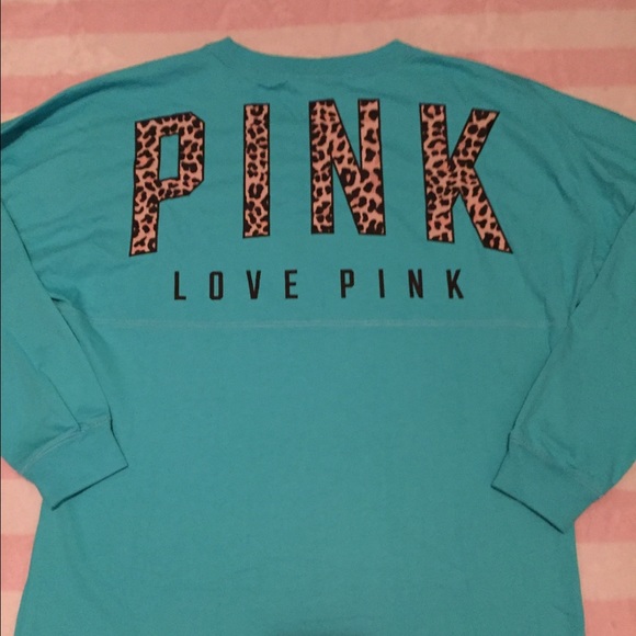 🚫SOLD🚫VS Pink Leopard Cheetah Crew NWT - Picture 3 of 4