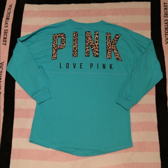 🚫SOLD🚫VS Pink Leopard Cheetah Crew NWT - Picture 4 of 4