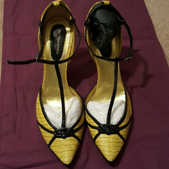 Bottega Veneta Yellow shoes