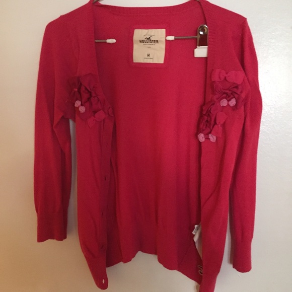 Hollister Sweaters - Pink sweater with bows