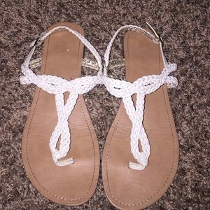 White sandals!