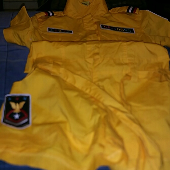 Yellow Sailor Romper - Picture 2 of 2