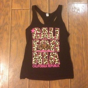 california republic razor back tank top.