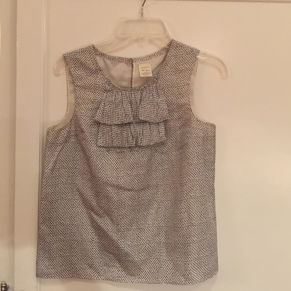 JCrew girls silk blouse