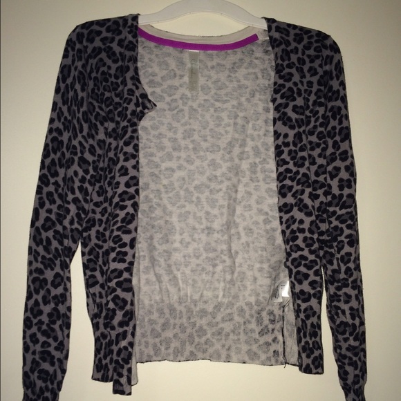 Kids Cheetah print cardigan