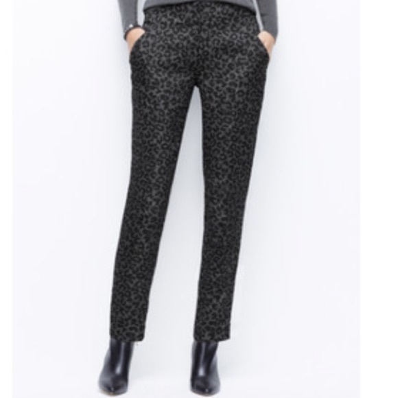Ann Taylor leopard pants