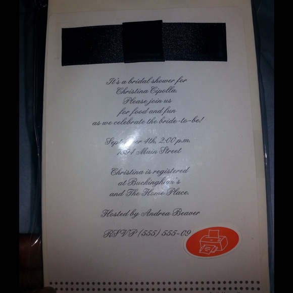 Multi Use Invitations - Picture 2 of 3