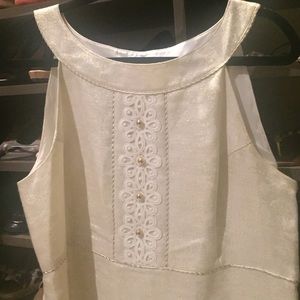 Lilly Pulitzer gold dress size 12