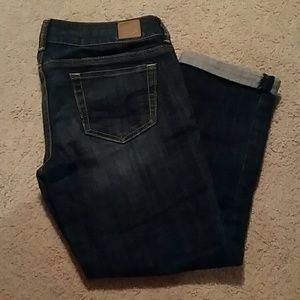 AE cuffed capris