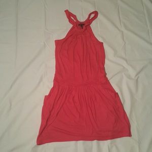 Orange BCBG dress