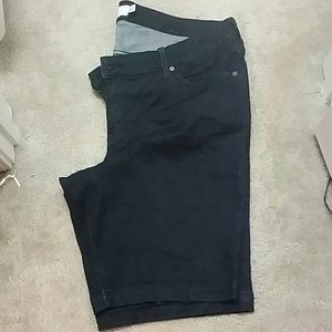 Dark Rinse Bermuda Shorts (Never Worn)