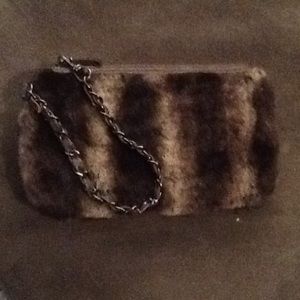Venus Chinchilla Wristlet clutch handbag.