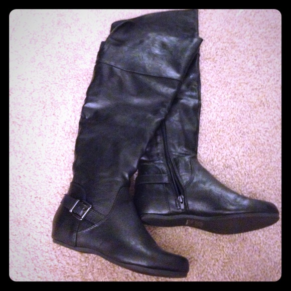 Knee High black boots
