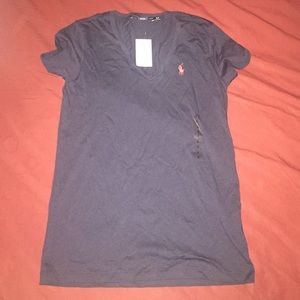 Navy blue Ralph Lauren v-neck