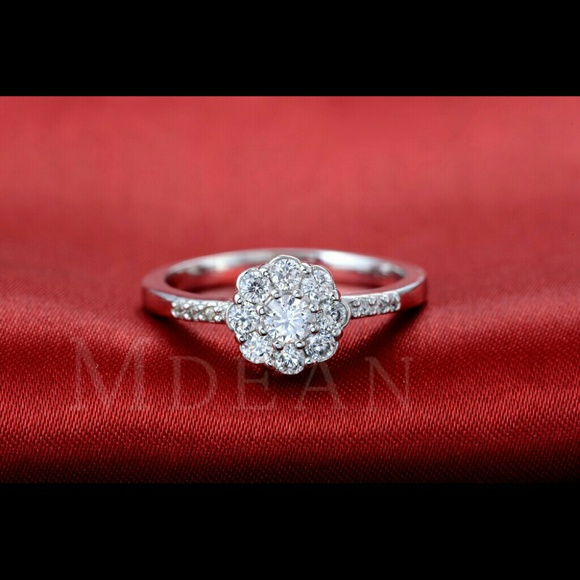 Sterling silver Dimond ring