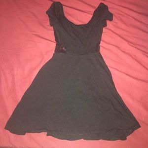 Black LA Hearts dress