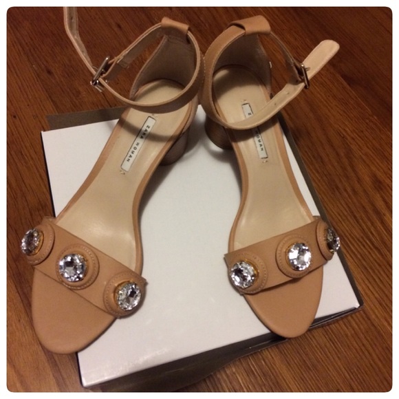Zara Woman Block Heel Sandals