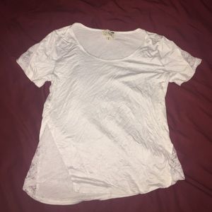 White lace shirt - LA Hearts