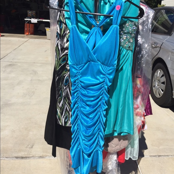 Blue dress