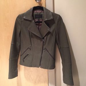BCBG leather jacket