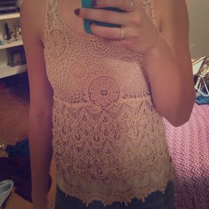 Crochet tank top