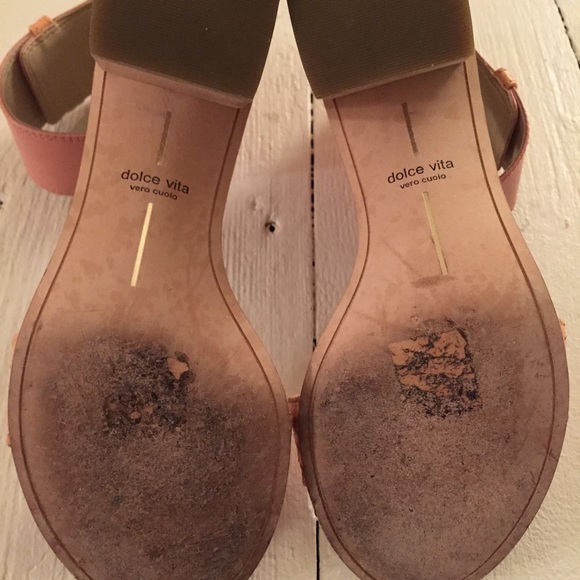 SOLD dolce vita foxie leather heel sandal - Picture 4 of 4