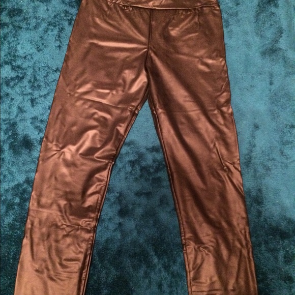 Leather leggings