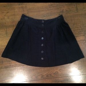 Forever 21 navy blue corduroy 'school girl' skirt