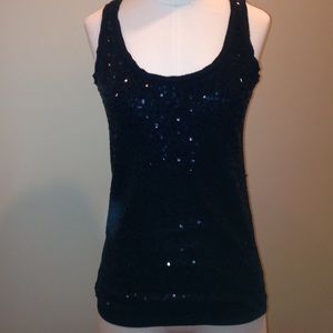 Sequin Knit Tank