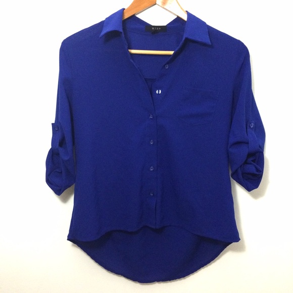 Mine • Royal blue button down
